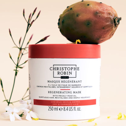 Christophe Robin 刺梨籽油柔亮修護髮膜 250ml 珍稀刺梨籽油深層滋養修護受損髮質說明