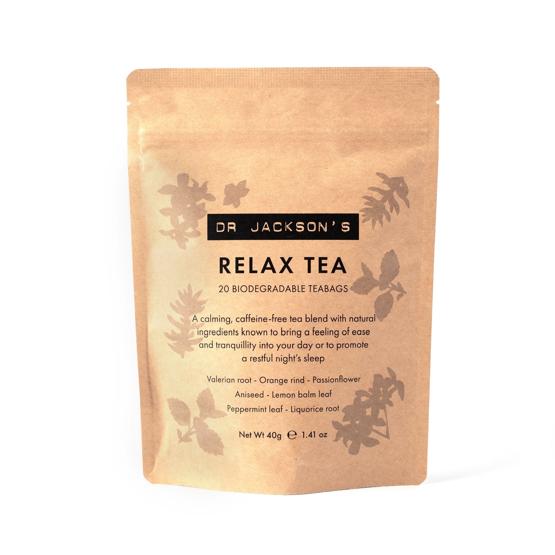 Dr. Jacksons 舒緩放鬆有機茶 20包裝 英國天然安神助眠草本茶