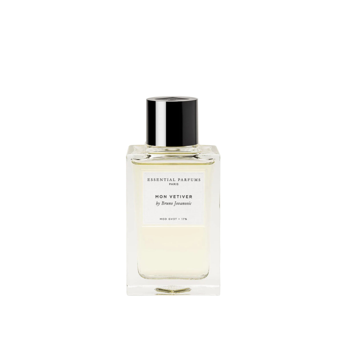 Essential Parfums 我的香根草淡香精 100ml 正面瓶身照，琴酒辛香木質調中性香水。