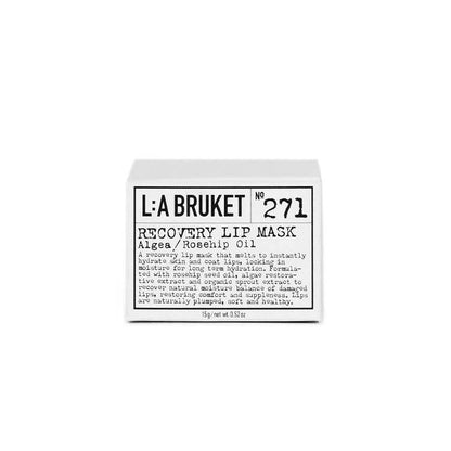 L:A BRUKET 271 海藻修護潤澤唇膜 15g 罐裝與有機認證外盒包裝