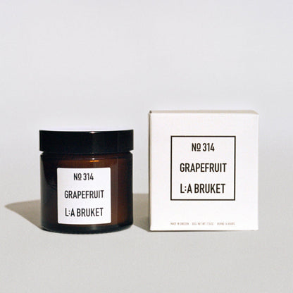 L:A BRUKET 314 西柚清新香氛蠟燭 50g