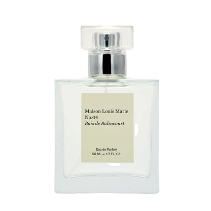 Maison Louis Marie No.04 秘徑漫遊淡香精 50ml 經典木質調香水瓶身照片