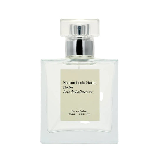 Maison Louis Marie No.04 秘徑漫遊淡香精 50ml 經典木質調香水瓶身照片