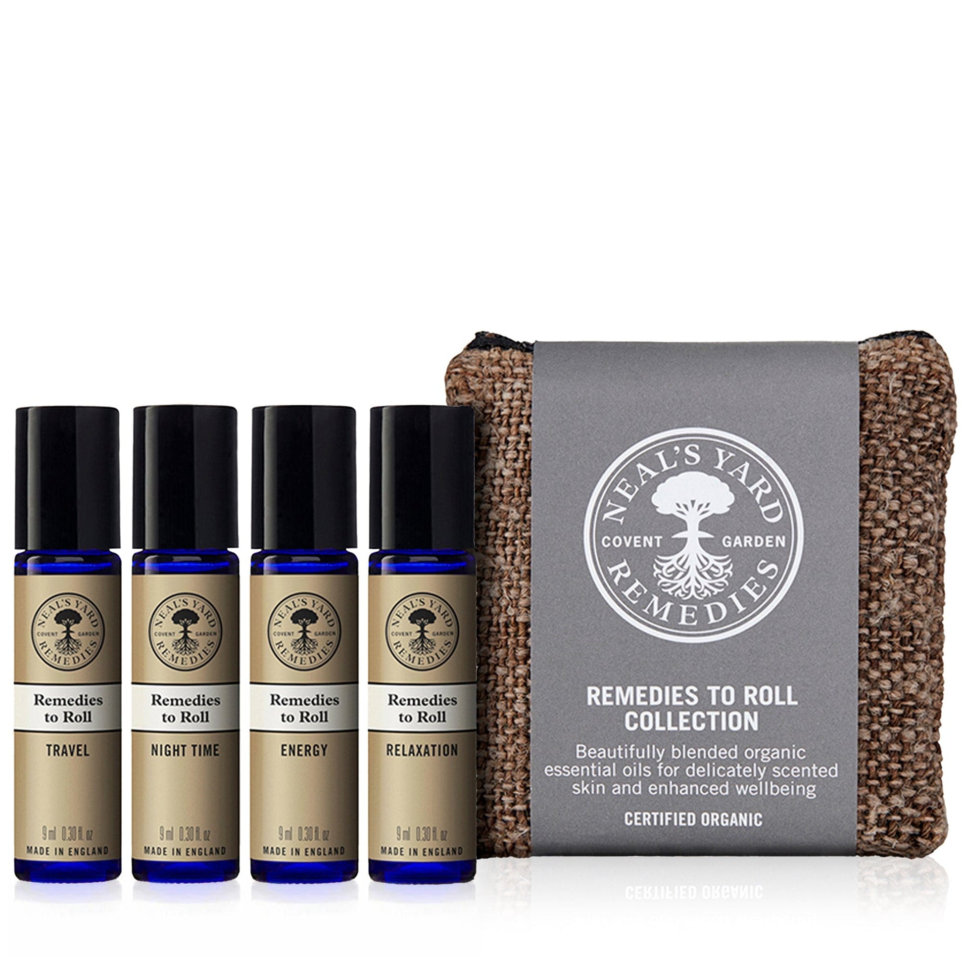 Neal's Yard Remedies 隨身芳療滾珠精華套裝 9ml x 4 有機精油滾珠組