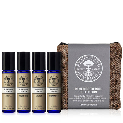 Neal's Yard Remedies 隨身芳療滾珠精華套裝 9ml x 4 有機精油滾珠組