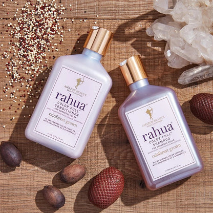 Rahua 花妍煥色亮采護髮素 亞馬遜植萃與花妍精華意境圖
